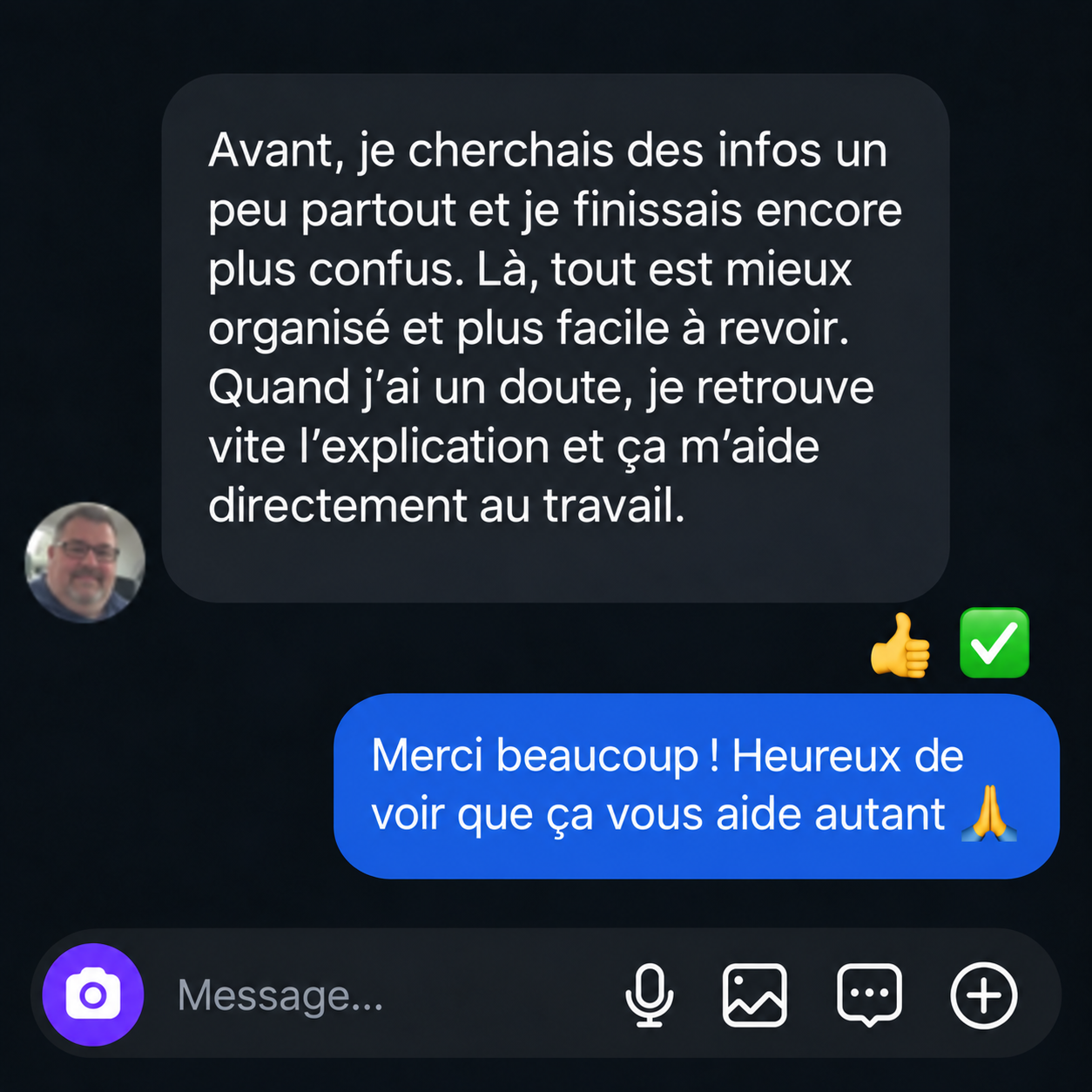 Témoignage d'un élève de la Méthode R.E.C.