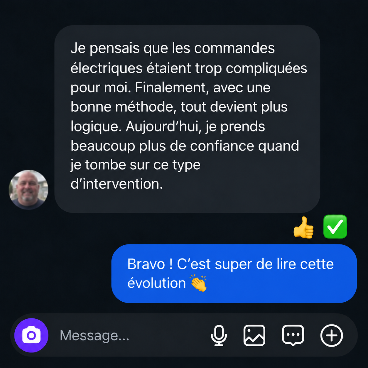 Témoignage d'un élève de la Méthode R.E.C.